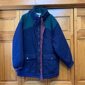 London Fog Warm XL Blue Jacket Outdoors Limited